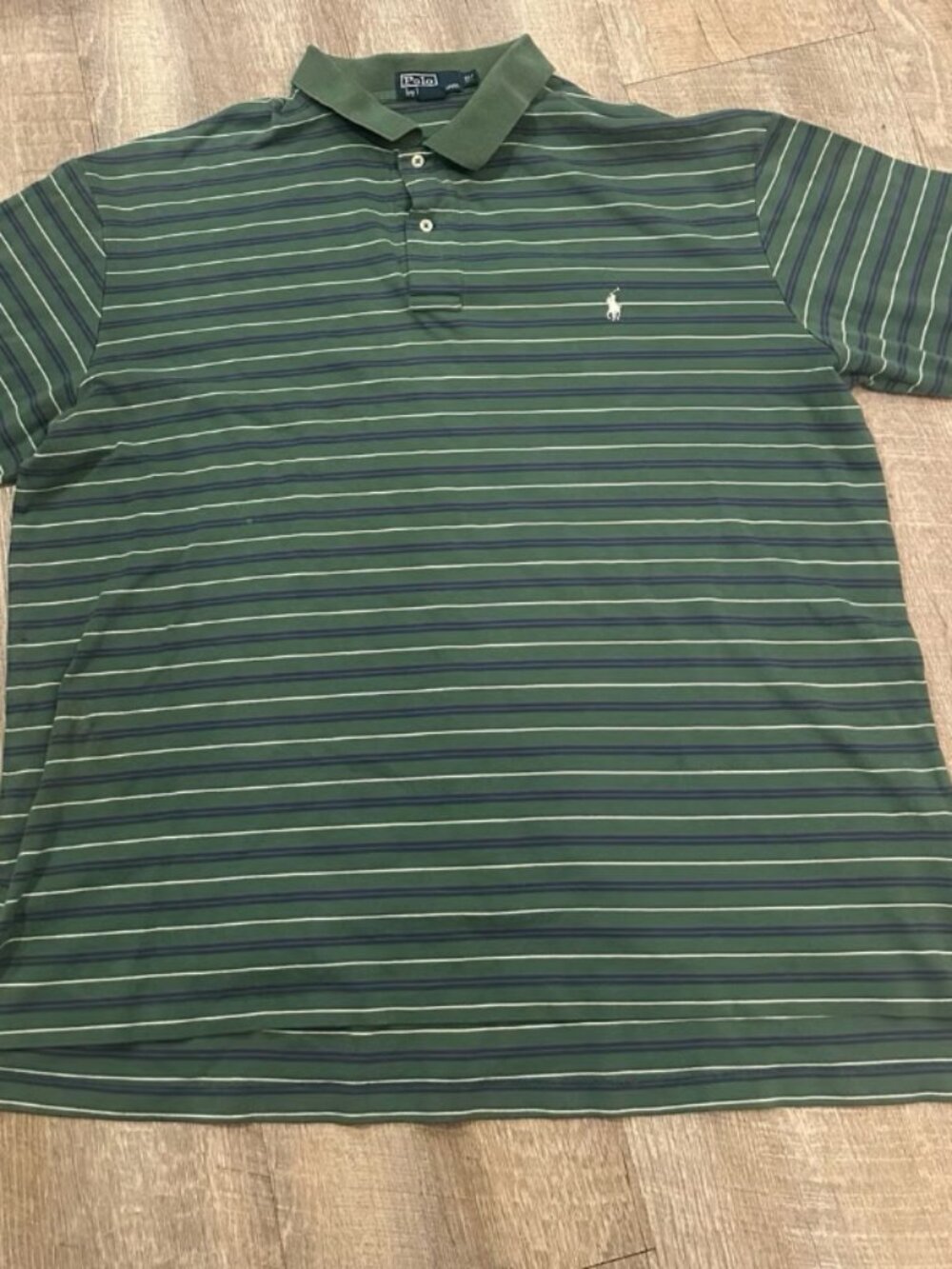 Polo Ralph Lauren Striped Short Sleeve Polo Shirt Size XL Tall